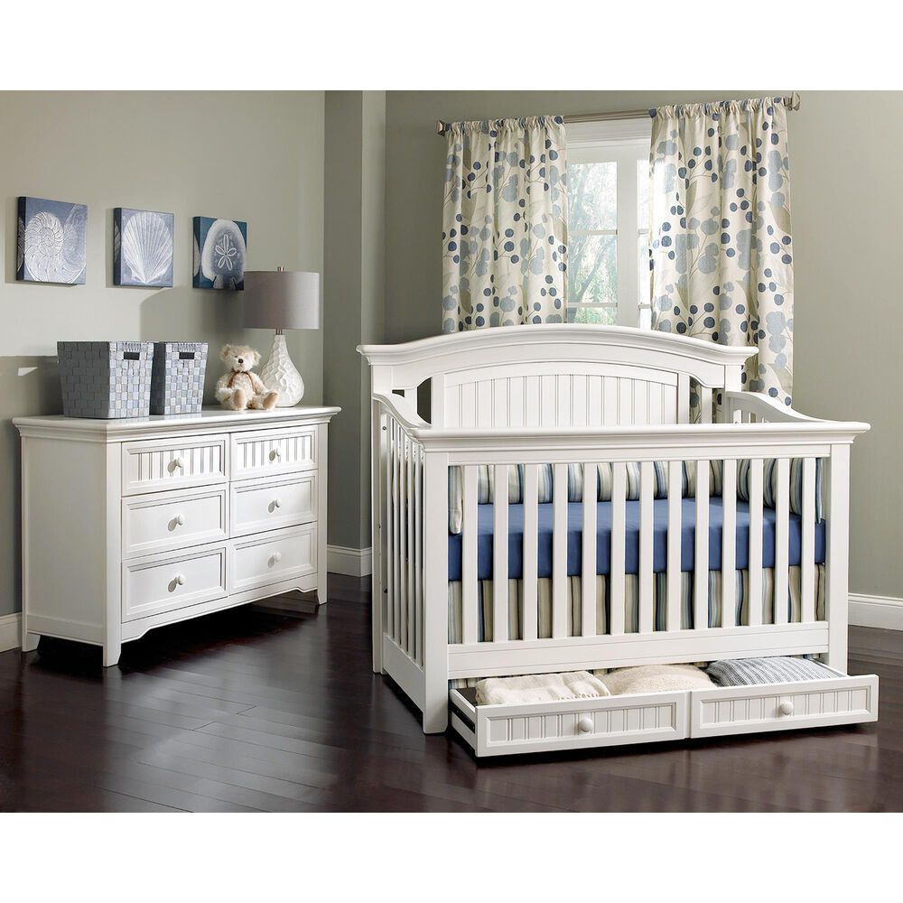 Suite Bebe Winchester 6-Drawer Dresser in White, , large