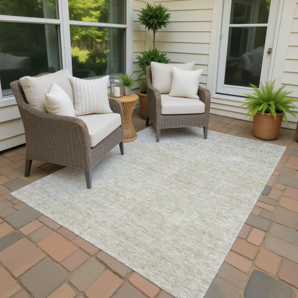 Dalyn Rug Company Soft Essentials Solid Beige 3' x 5' Indoor/Outdoor Area Rug, , large
