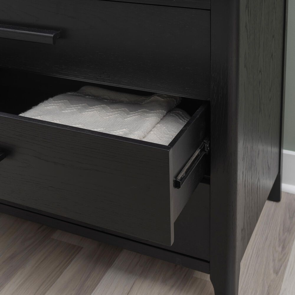 Linon Home Decor Wilcox 3-Drawer Dresser in Black, , large