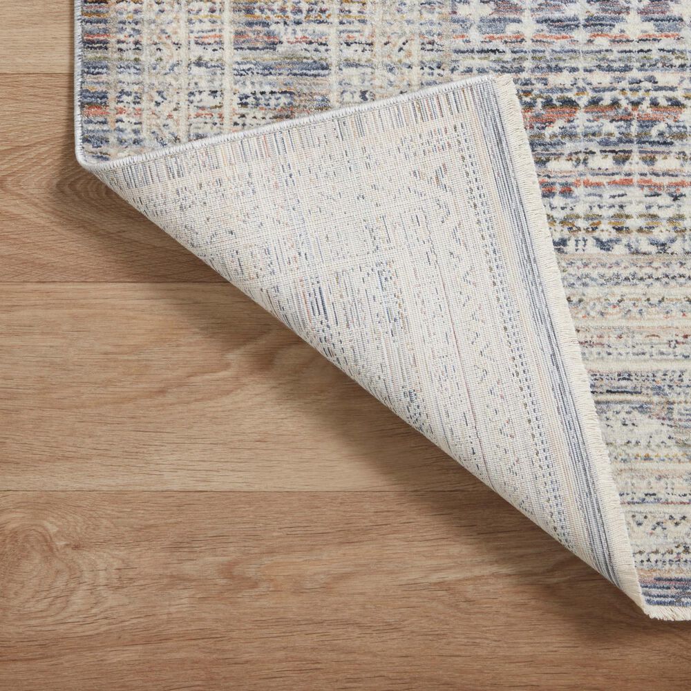 Amber Lewis x Loloi Zuma 2&#39;3&quot; x 3&#39;10&quot; Ocean and Multicolor Area Rug, , large