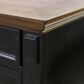 Wycliff Bay Hartford 75" Fireplace TV Stand in Black and Gray, , large