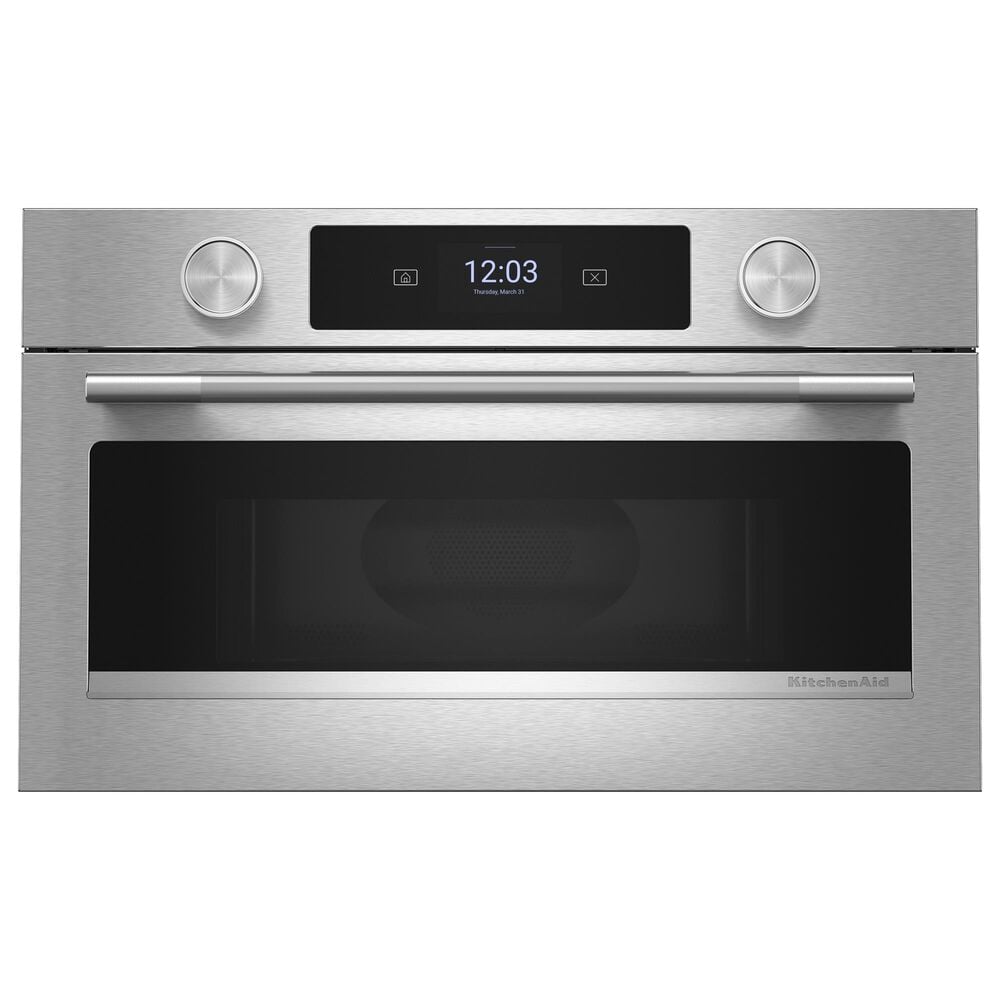 KitchenAid 1.4 Cu. Ft. Built In Microwave Oven with Air Fry in PrintShield Stainless Steel, , large