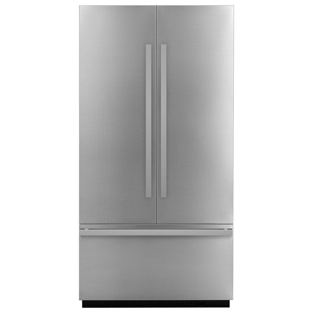 JennAir 42" NOIR Fully Integrated Built-In French Door Refrigerator Door Panel Kit in Stainless Steel, , large