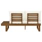 Linon Home Decor Skypark Outdoor Right Side Loveseat in Beige, , large