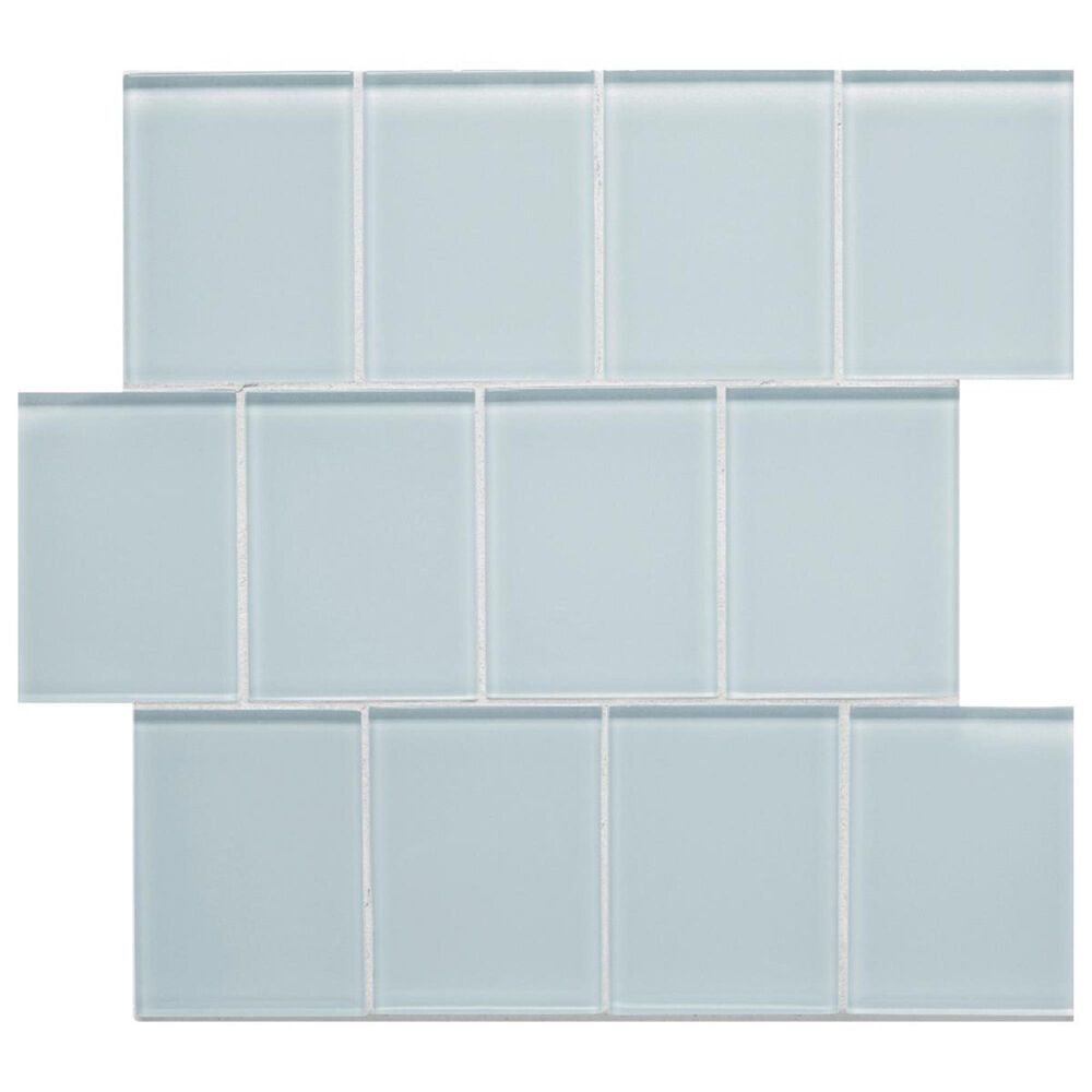 Arizona Tile Islandia Barbados 12" x 12" Mesh Glossy Glass Mosaic Sheet, , large