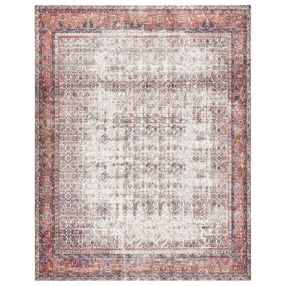 Loloi II Layla 2" x 5" Ivory and Brick Runner, , large