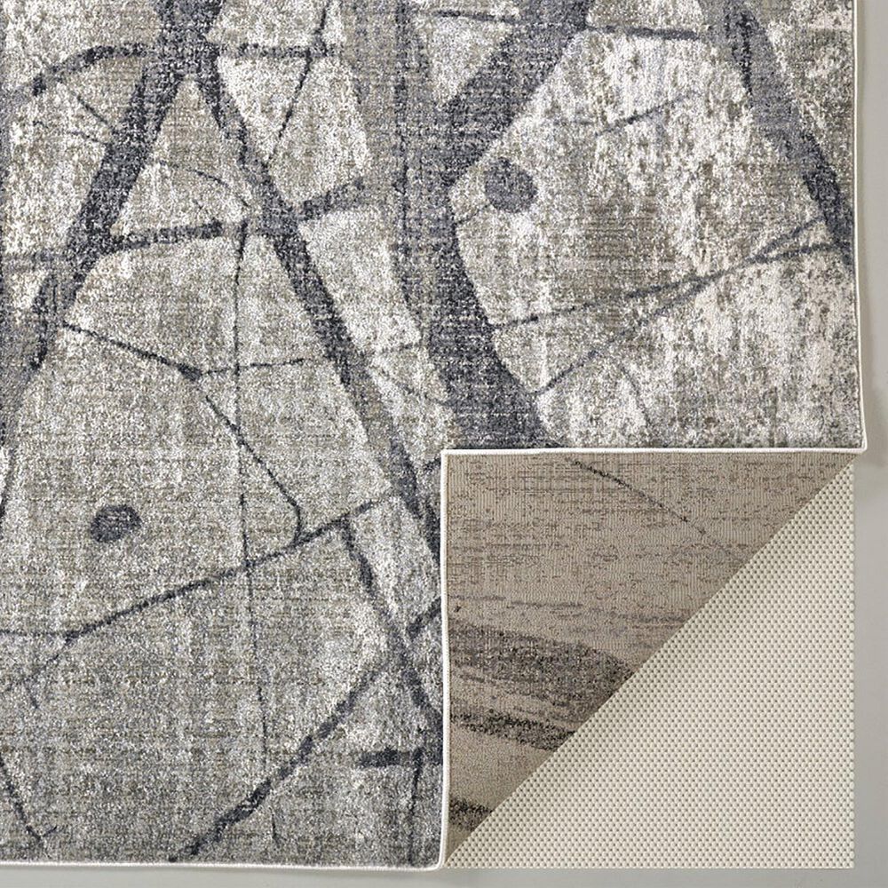 Feizy Kano 7&#39;10&quot; x 10&#39; Charcoal and Gray Area Rug, , large