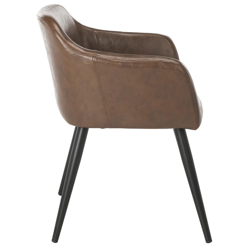 Safavieh Adalena Accent Chair in Brown, , large