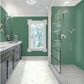 Dal-Tile Color Wheel Emerald 13"" X 11"" Ceramic Mosaic Sheet, , large