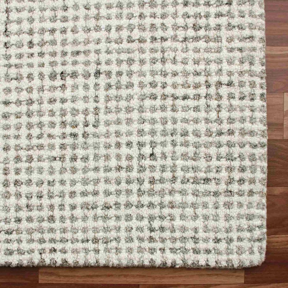 L&amp;R Resources Criss Cross 82378GRY Gray 7&#39;9&quot; x 9&#39;9&quot; Area Rug, , large