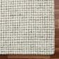 L&R Resources Criss Cross 82378GRY Gray 7"9" x 9"9" Area Rug, , large
