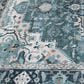 Central Oriental Rugease Velveteen Chantal Green and Ivory 7"6" x 9"6" Area Rug, , large