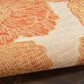 Nourison Garden Oasis Floral Coral 3" x 5" Indoor/Outdoor Area Rug, , large