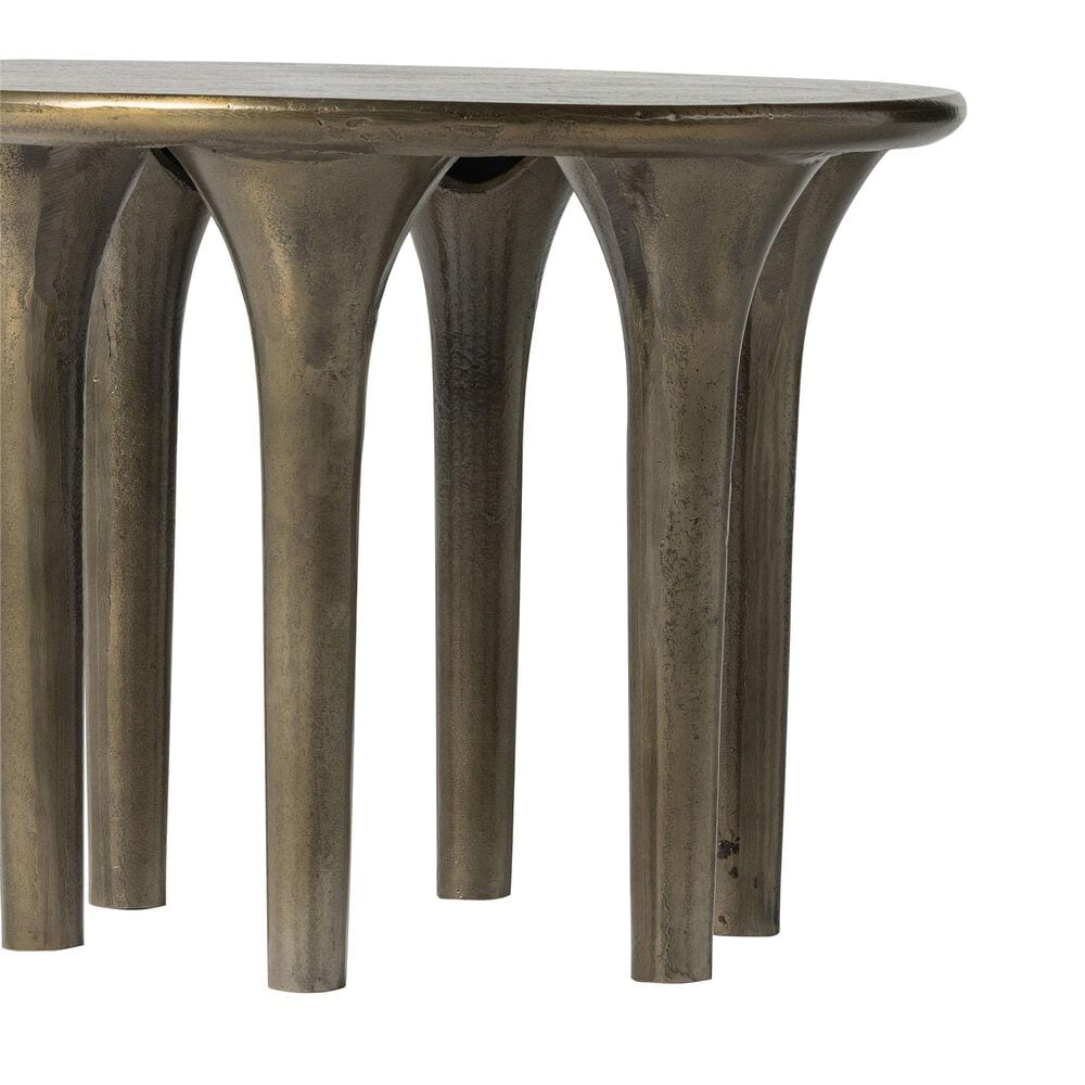 Four Hands Kelden End Table in Aged Bronze, , large