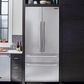 Signature Kitchen Suite 36" Built-In French Door Refrigerator with 2 Drawer Freezer - Panels Sold Separately, , large