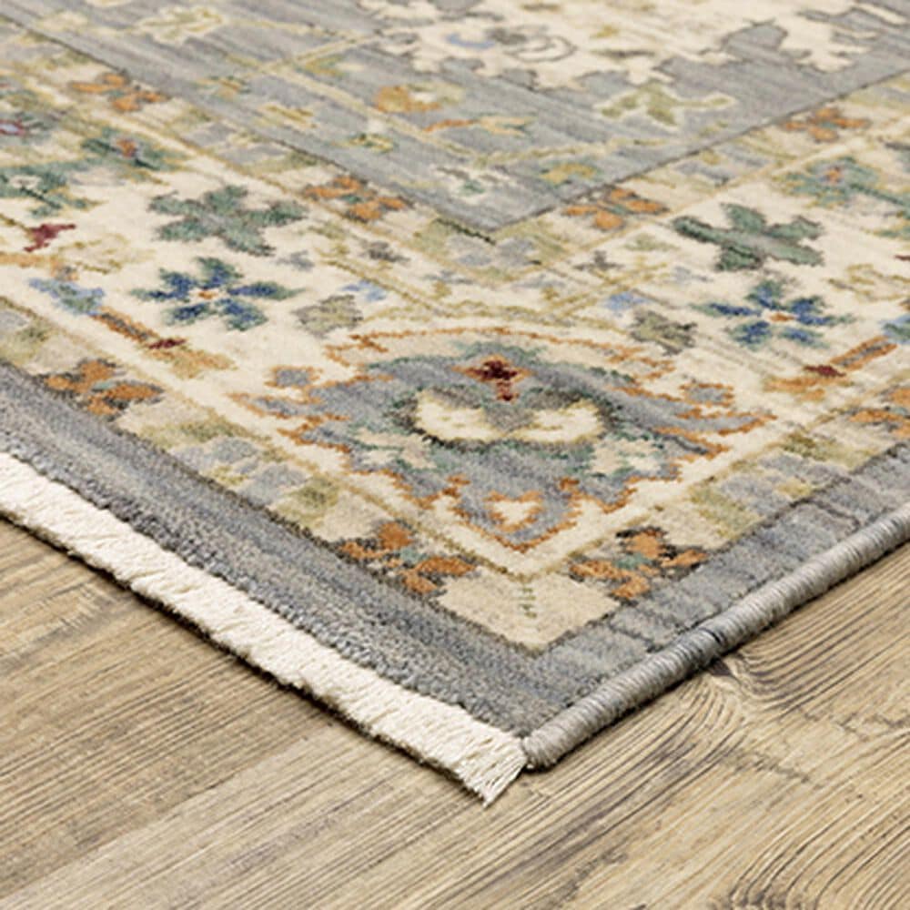 Oriental Weavers Lucca Oriental Border 2&#39; x 3&#39; Blue Area Rug, , large
