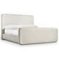 Bernhardt Antibes 4-Piece Queen Upholstered Panel Bedroom Set in Roz with USB Ports, , large