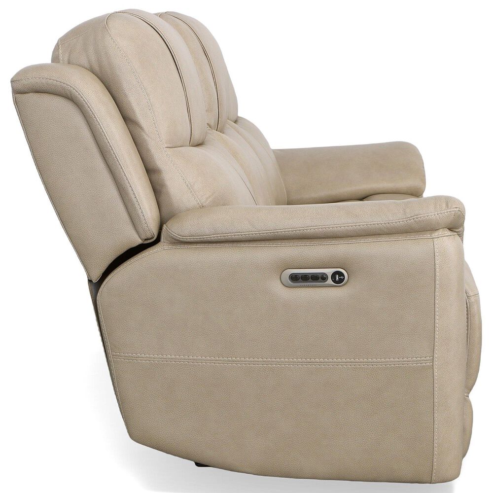 Flexsteel Crew Power Sofa and Loveseat Set in Pebble, , large