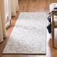 Safavieh Micro-Loop Floral 2"3" x 9" Grey and Ivory Runner, , large
