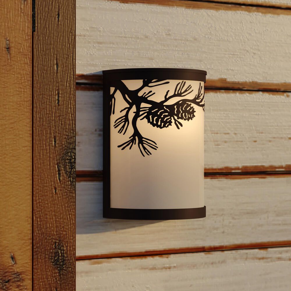 Vaxcel Douglas 1-Light Wall Sconce in Warm Bronze, , large