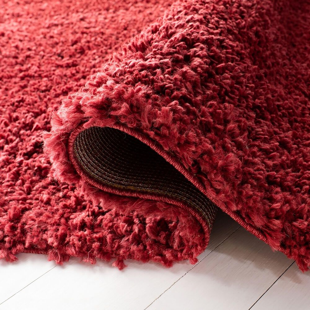 Safavieh August Shag  3&#39; x 5&#39; Red Area Rug, , large