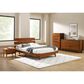 Natural Bamboo Furnishings Five Drawer High Chest, Amber, , large
