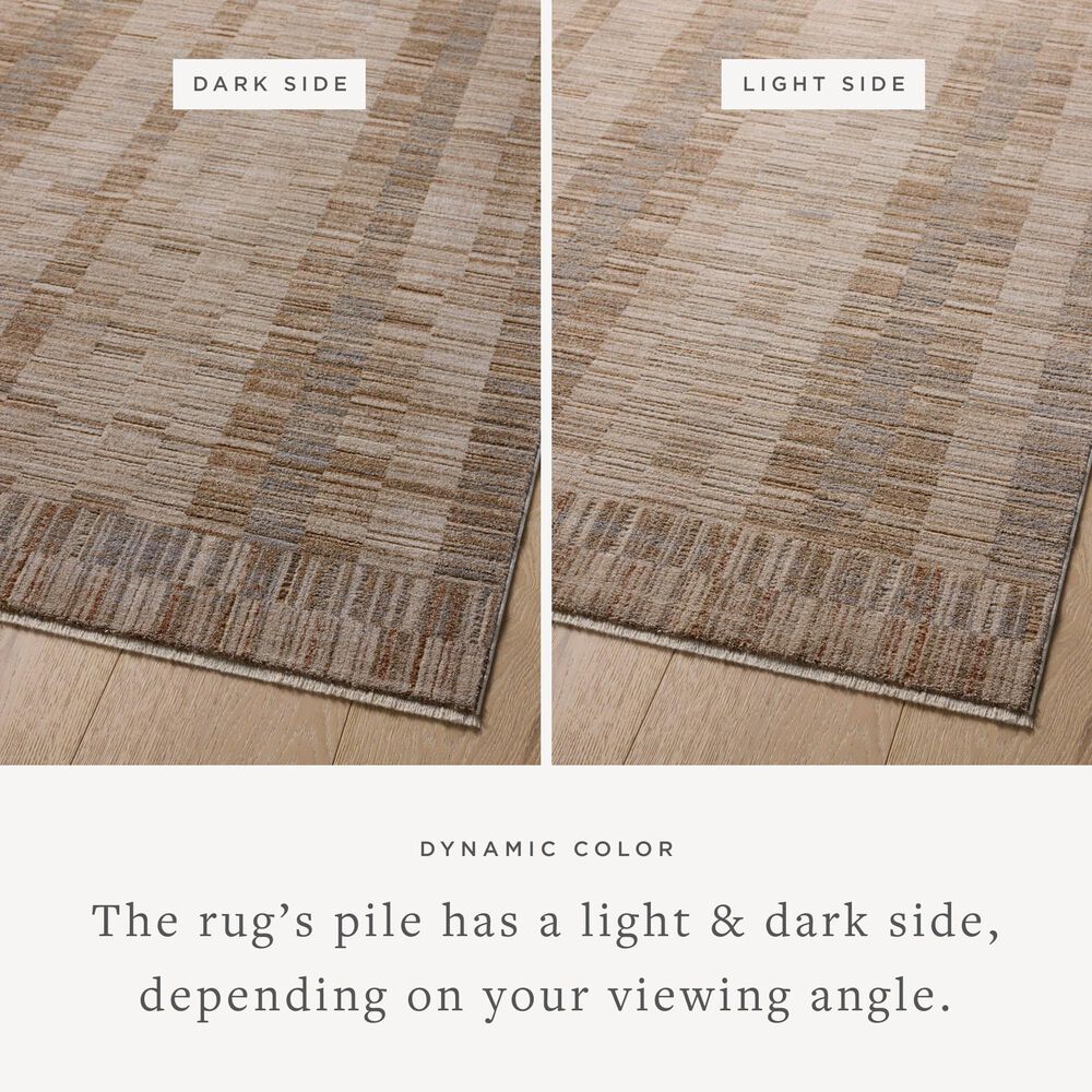 Amber Lewis x Loloi Cali 2&#39;7&quot; x 10&#39; Natural and Multicolor Runner, , large