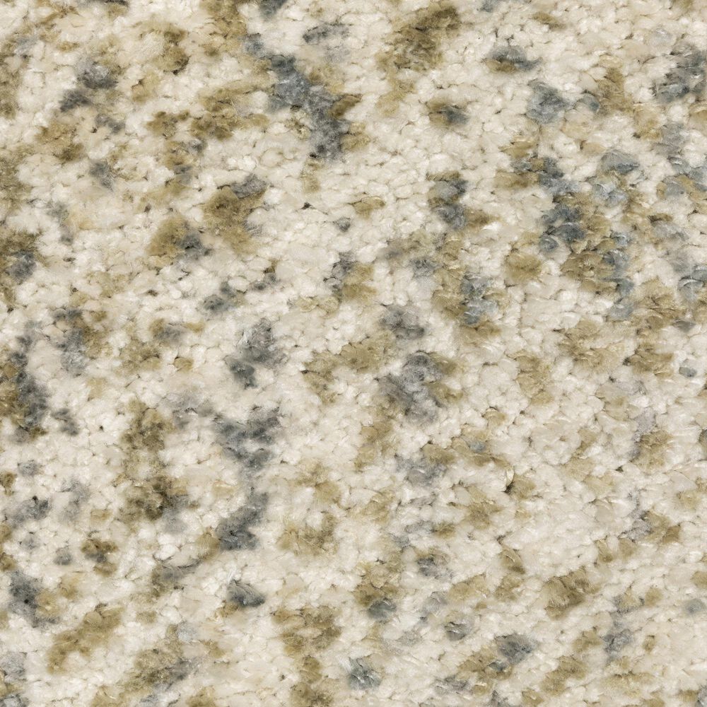 Oriental Weavers Aspen 3154E Ivory and Gold 9'10" x 12'10" Area Rug, , large