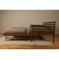 Kodiak Boho Twin Daybed with Pop Up Trundle and Mattress in Rustic Walnut, , large