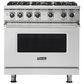 Viking Range 36" Professional Liquid Propane Gas Range in Stainless Steel, , large