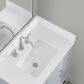 37B Fenwick 30" Single Bathroom Vanity in Soft Blue with Glossy White Composite Stone Top and Backsplash, , large