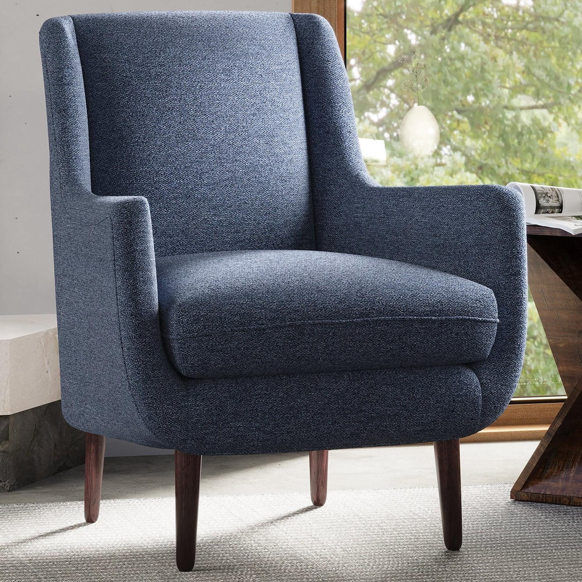 Navy best sale feature chair