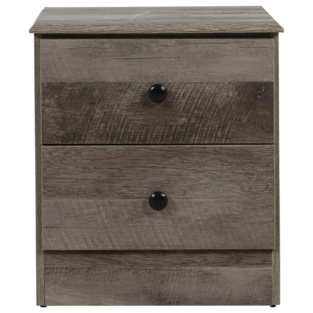 Seven Stars Brinkley 2-Drawer Nightstand in Manslough Oak, , large