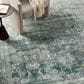 Magnolia Home Banks 2" x 5" Blue and Lagoon Area Rug, , large