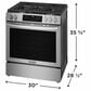 Frigidaire Gallery 5.1 Cu. Ft. Gas Range with Total Convection in Stainless Steel, , large
