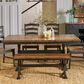 A-America Stormy Ridge 6-Piece Dining Set in Chicory and Slate Black, , large