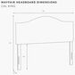 Skyline Furniture Mayfair California King Headboard in Primrose Blush and Cream, , large