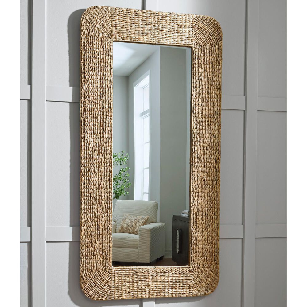 Ashley Norigan Floor Mirror in Natural, , large