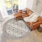 Dalyn Rug Company Hatay HY8 8" Round Ivory Area Rug, , large