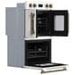 Forno Asti 30" Double Electric Wall Oven with Upper French Door in White, , large