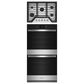 Whirlpool 2-Piece Kitchen Package with 10 Cu. Ft. Double Smart Wall Oven and Gas Cooktop in Fingerprint Resistant Stainless Steel, , large
