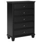 Ashley Lanolee 5-Piece Twin Bedroom Set in Black, , large