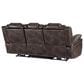 Steve Silver Oportuna Dual-Power Reclining Sofa with Drop-Down Table in Coffee, , large