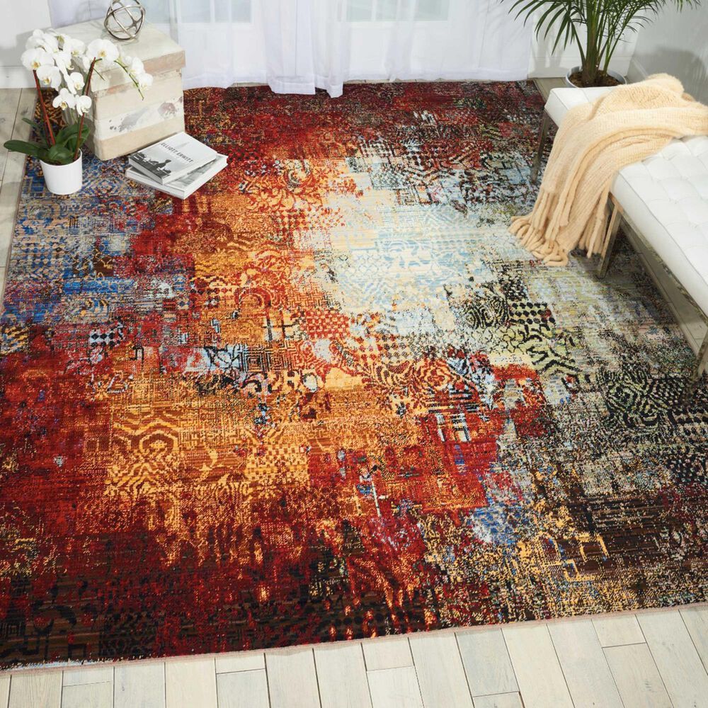 Nourison Chroma CRM03 8&#39;6&quot; x 11&#39;6&quot; Ember Glow Area Rug, , large