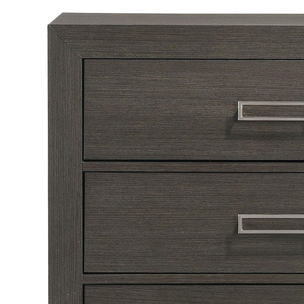 Mayberry Hill Sasha 5 Drawer Chest in Grey, , large