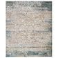 Safavieh Aria ARA156C 9" x 12" Cream and Blue Area Rug, , large