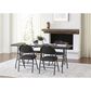 DHP 6" Folding Table in Black, , large
