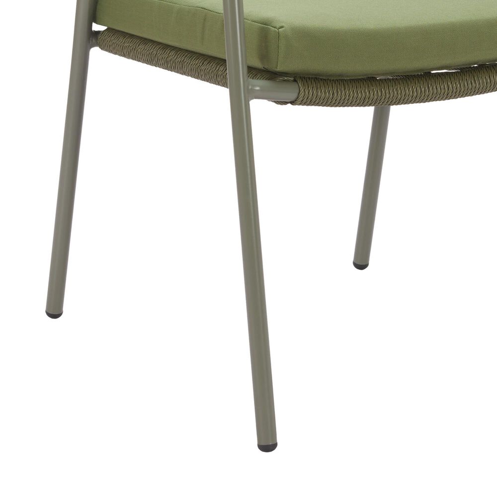 Zuo Modern Rio Outdoor Dining Chair in Green (Set of 2), , large