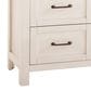 Eastern Shore Westfield Full Panel Platform Panel Bed and Nightstand in Brushed White, , large