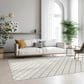 Dalyn Rug Company York 10" x 14" Ivory Indoor/Outdoor Area Rug, , large